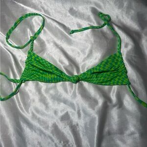 Green Frankie’s bikini top